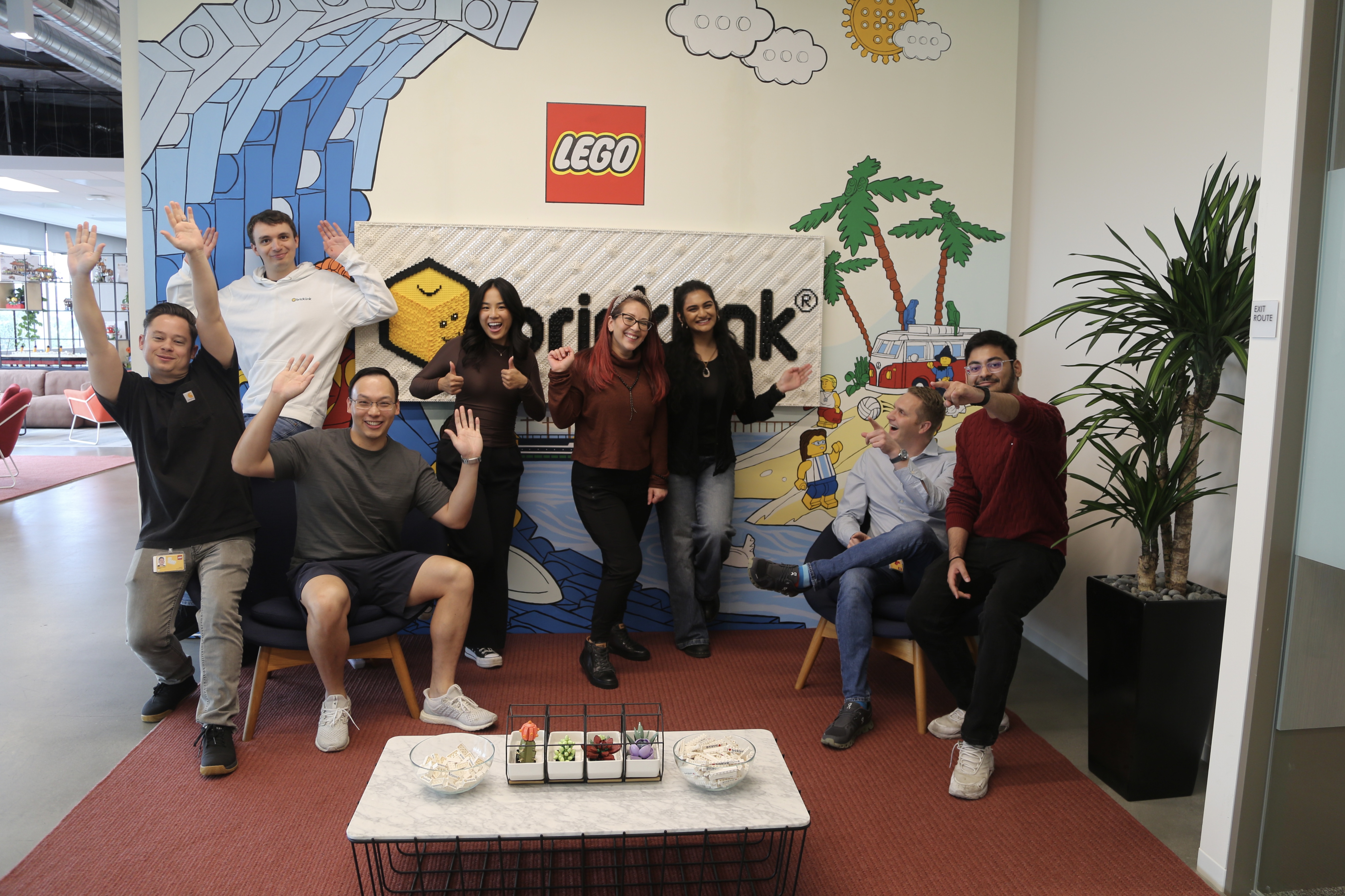At the BrickLink office