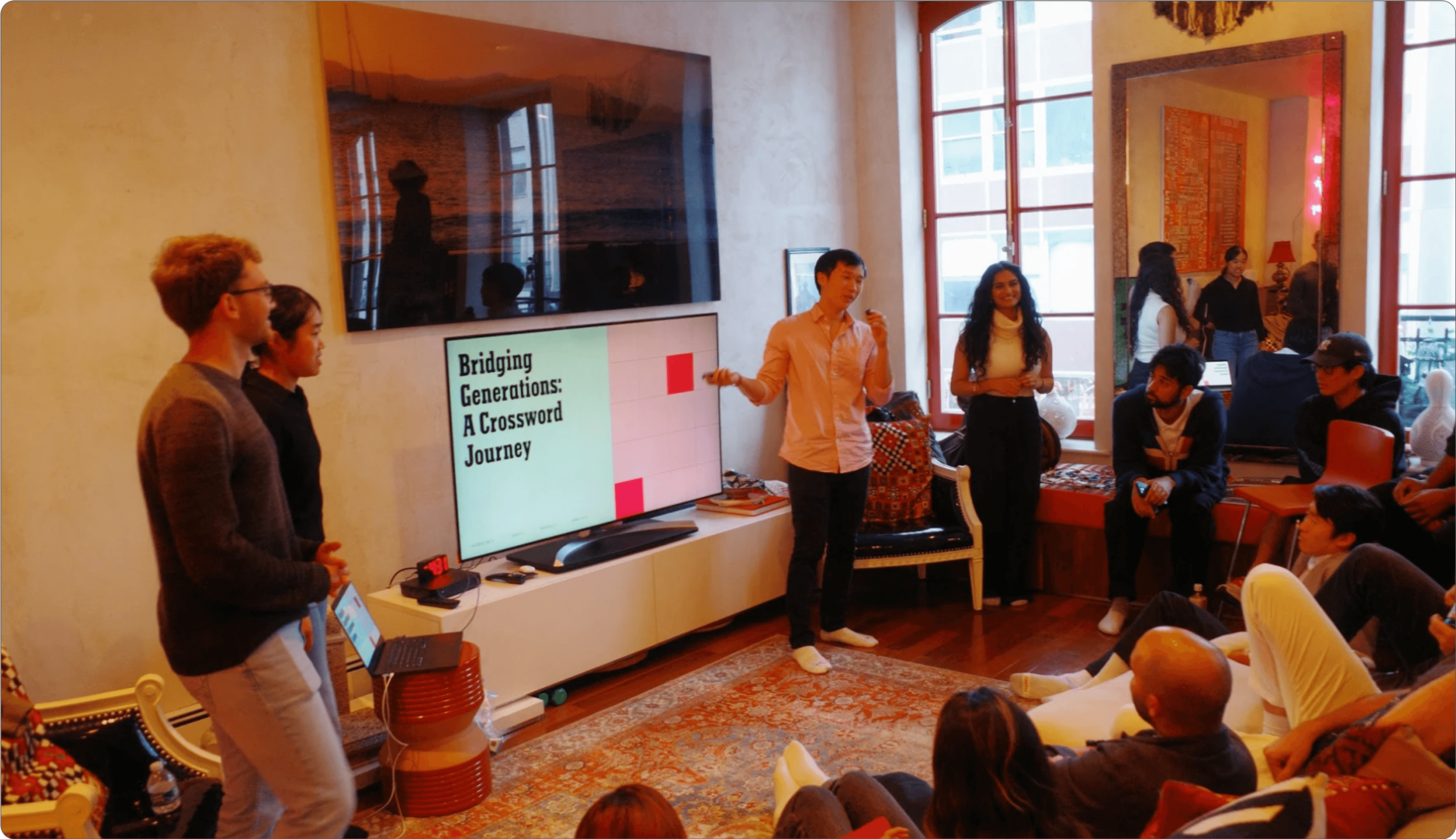 Presenting the project in New York City